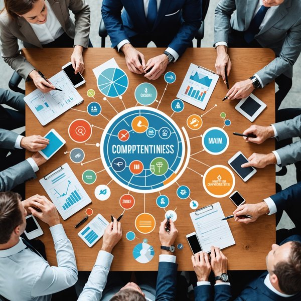 Quels sont les éléments clés d'une formation en gestion de la compétitivité pour les entreprises de services?